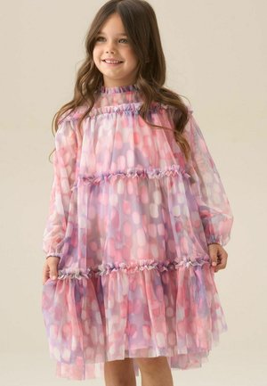 Angel & Rocket, REGULAR FIT - CARA PRINTED SWING MESH DRESS - Hverdagskjole - pink