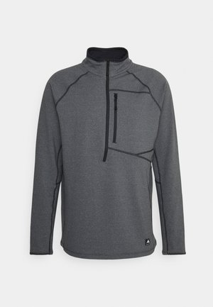 Burton STCKRN GD 1/2 ZIP - Sweatshirt - mottled dark grey