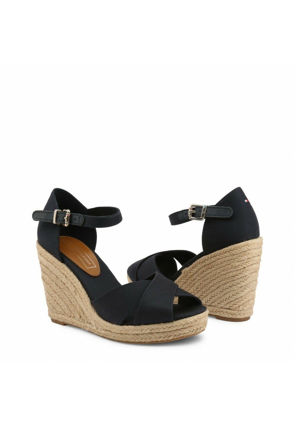 Tommy Hilfiger Sandalen met hoge hak - black/Zwart - Zalando.nl