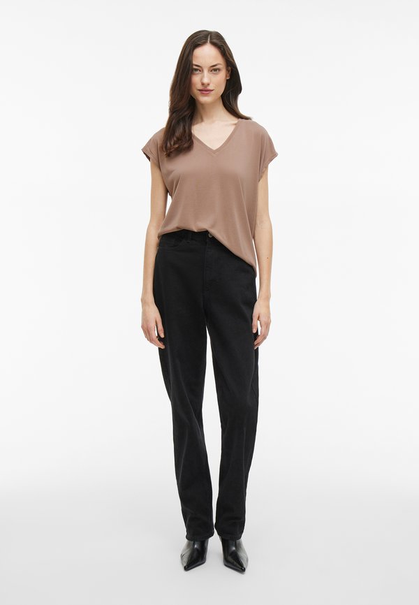 VIMODALA V NECK - Basic T-shirt - mountain trail