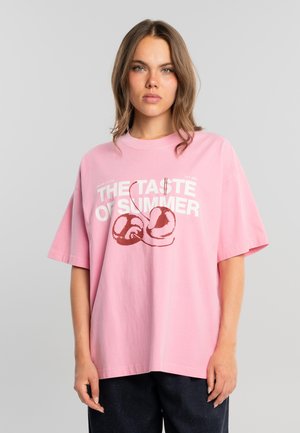 TASTE OF SUMMER WASHED - T-Shirt print - washed pink