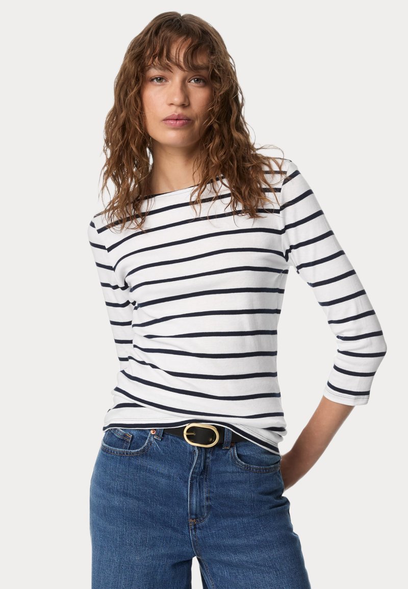 Marks & Spencer 2 PACK PURE COTTON SLASH NECK - Longsleeve - navy mix