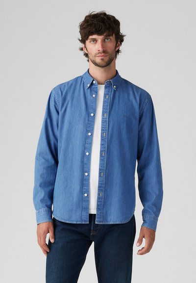 Chemise Garcon à Rayures Manches Longues Chemise Enfant Coton Tissu