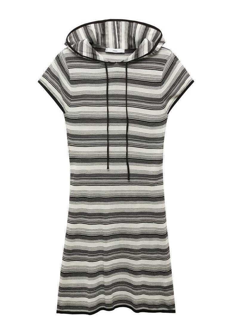 Mango Gebreide jurk wit Mango Gebreide jurk wit