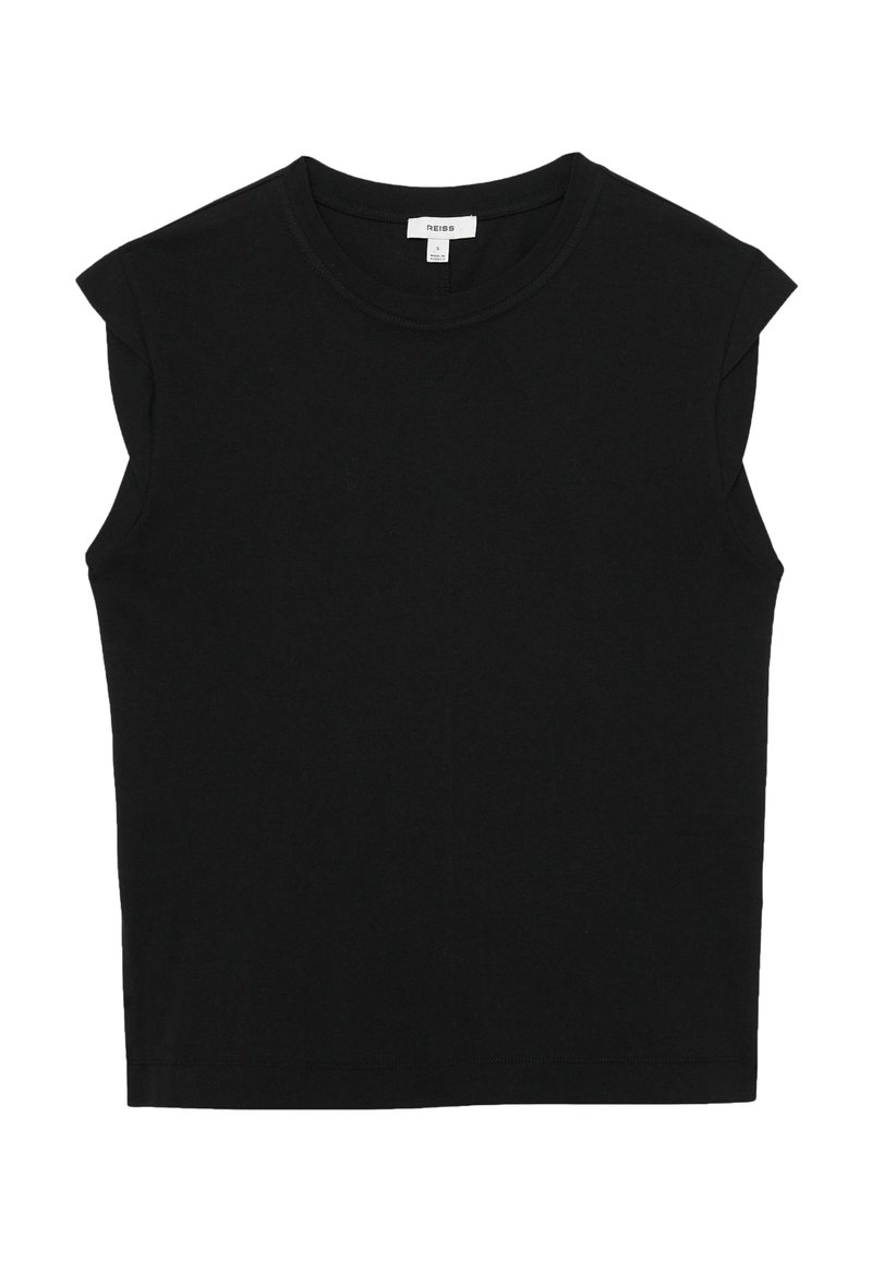 Reiss REGULAR FIT - JADE SLEEVE - Pamata T-krekls - black