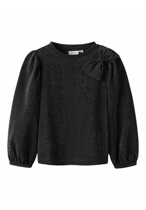 MIT  GLITZER - Bluse - black