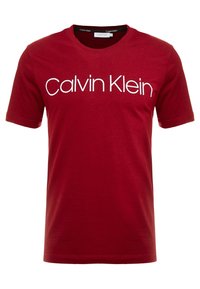 Calvin Klein Triko s potiskem - bordeaux