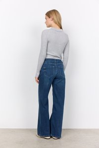 Soyaconcept Zvonové džínsy - dark blue denim