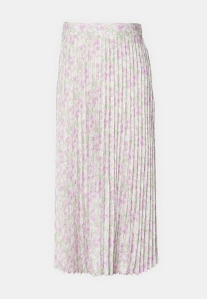 YASJENNY PLISSE LONG SKIRT - Pleated skirt - smoke green