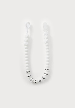 LOGO FRIENDSHIP BRACELET BEADED BAG CHAIN - Overige accessoires - fully white