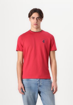 HERITAGE NUMBER TEE - T-shirt imprimé - pop red