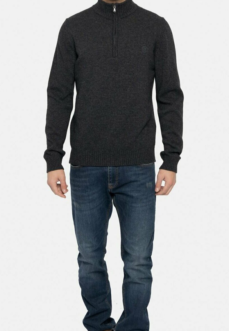 Herren Strickjacken | Lumberjack 1W HALF ZIP Strickpullover dark grey/dunkelgrau - TC61403 Herren Strickjacken | Lumberjack 1W HALF ZIP Strickpullover dark grey/dunkelgrau - TC61403