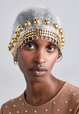 BEANIE - Adīta cepure - silver-coloured