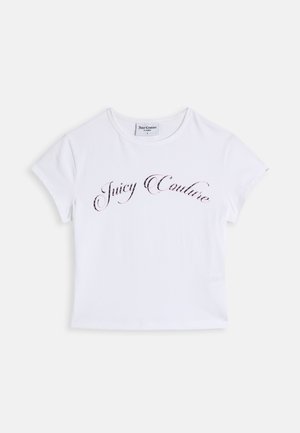 Juicy Couture, SCRIPT - Тениска с щампа - white