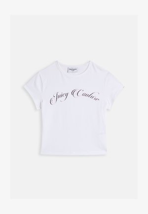 Juicy Couture, SCRIPT - Тениска с щампа - white