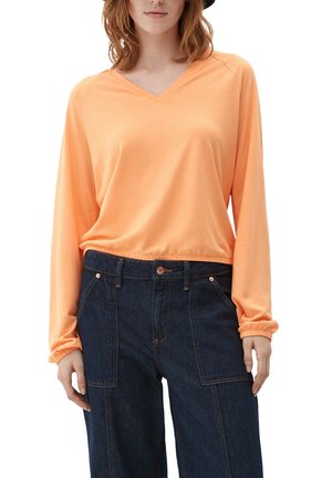 QS MANCHES LONGUES ET ENCOLURE EN V - Langarmshirt - mango