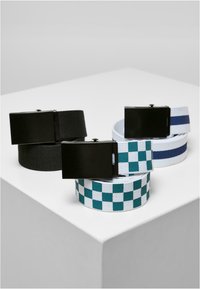 Urban Classics TRIO 3 PACK - Cinturón - black jasper spaceblue