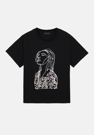 Anna Field T-shirt imprimé - black