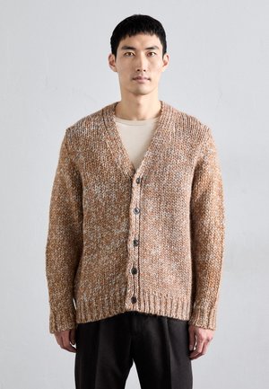 OSKY CARDIGAN - Strickjacke - camel