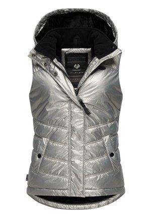 HESTY BLING - Veste sans manches - light grey