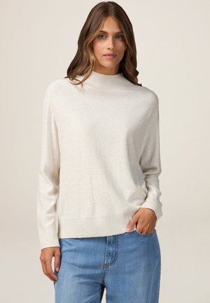 Oltre PAILLETTES - Jumper - bianco