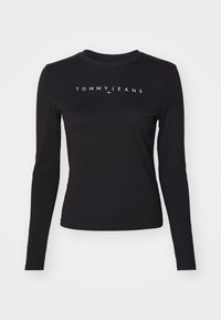 SLIM LINEAR TEE  - Camiseta de manga larga - black
