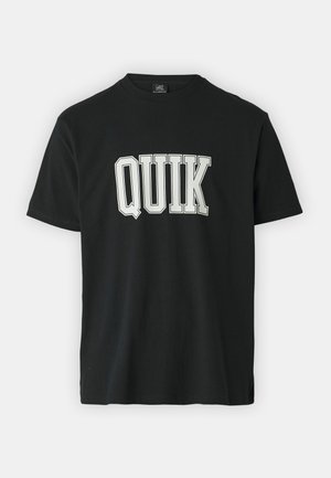Quiksilver GRIFF QUIK TEE UNISEX - T-shirt imprimé - black