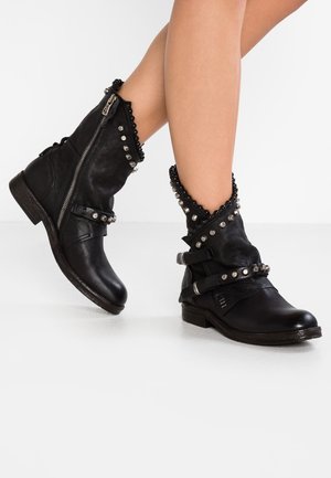 Bottines de cowboy / motard - black