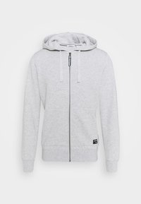 Björn Borg CENTRE ZIP HOODIE - Casaco polar - light grey melange