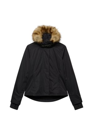 Bench, BENCH X SUPERDRY &AMP; CO BENCH FAUX FUR HOODED WINDCHEATER JACKET - Jas - charcoal  beluga charcoal