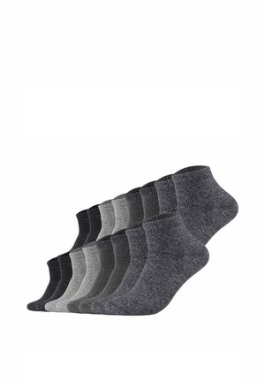 s.Oliver, S.OLIVER S.OLIVER UNISEX SOCKEN, 16ER PACK - QUARTER, EINFARBIG - Sneaker socks - schwarz grau