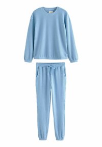 Next COSY WAFFLE LONG SLEEVE SET - Set lenjerie de noapte - blue