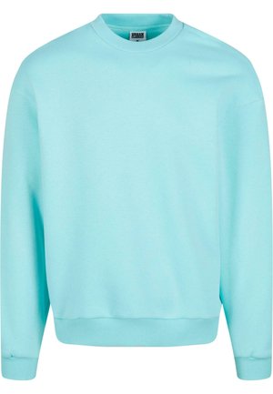 Urban Classics FLUFFY CREWNECK - Sweatshirt - berylblue