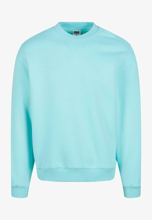 Urban Classics FLUFFY CREWNECK - Sweater - berylblue