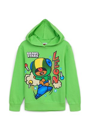 CON STAMPA - Sweatshirt - verde acido