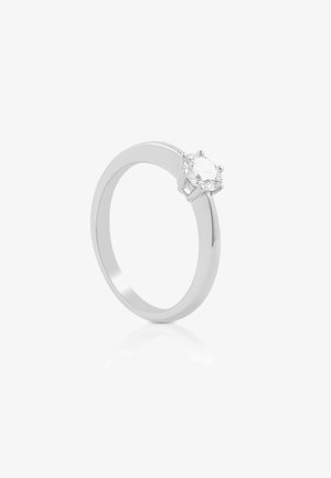 MUAU Schmuck SOLITAIRE RING DIAMANT 0.50CT. - Ring - weißgoldfarben