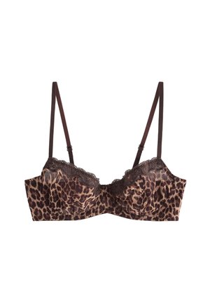 Lindex, BRA LEO WIRE - Bøjle-bh - dark dusty brown