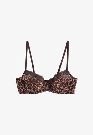 Lindex, BRA LEO WIRE - Bøjle-bh - dark dusty brown