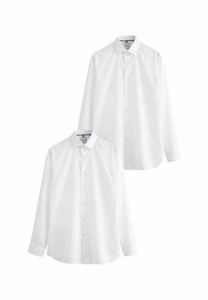 REGULAR FIT - EASY CARE SINGLE CUFF 2 PACK - Businesshemd - white