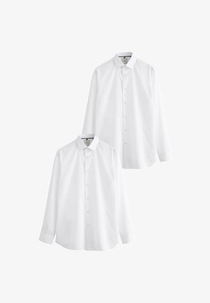 REGULAR FIT - EASY CARE SINGLE CUFF 2 PACK - Business skjorter - white