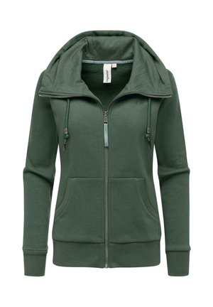 KAPUZEN NESKIA - Sweater met rits - pine green