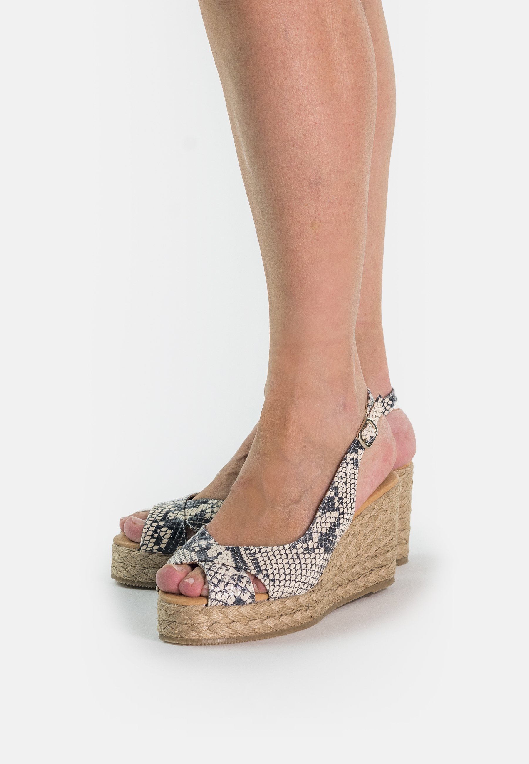 Pinaz OLIVIA Alpargatas - serpiente beige/beige - Zalando.es