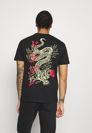 ONSHARU LIFE TEE - T-shirt con stampa - black