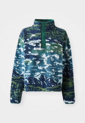 Columbia HELVETIA™ PRINTED HALF SNAP - Sweat polaire - everblue sisters/rain forest