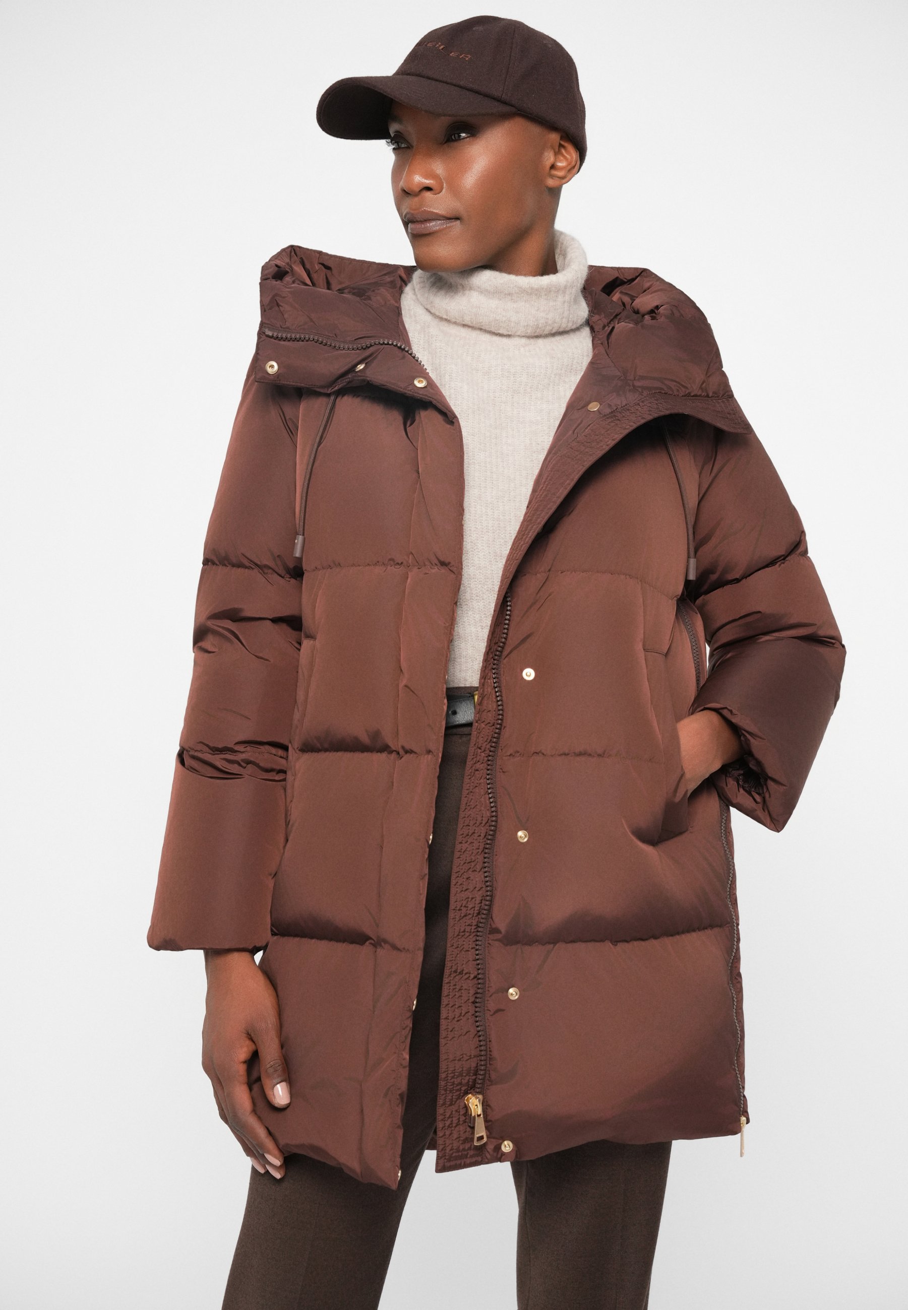 Weekend Max Mara NEW BEMBO - Down coat - vinaccia/bordeaux