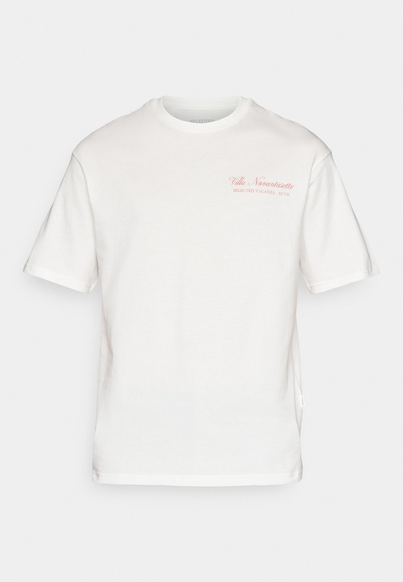 Selected Homme T-shirt print crème