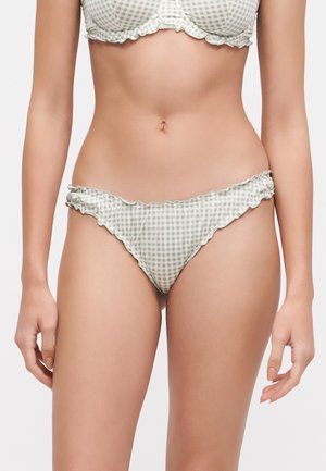 Lindex, SCRUNCHI 3 PACK - String - dark dusty aqua