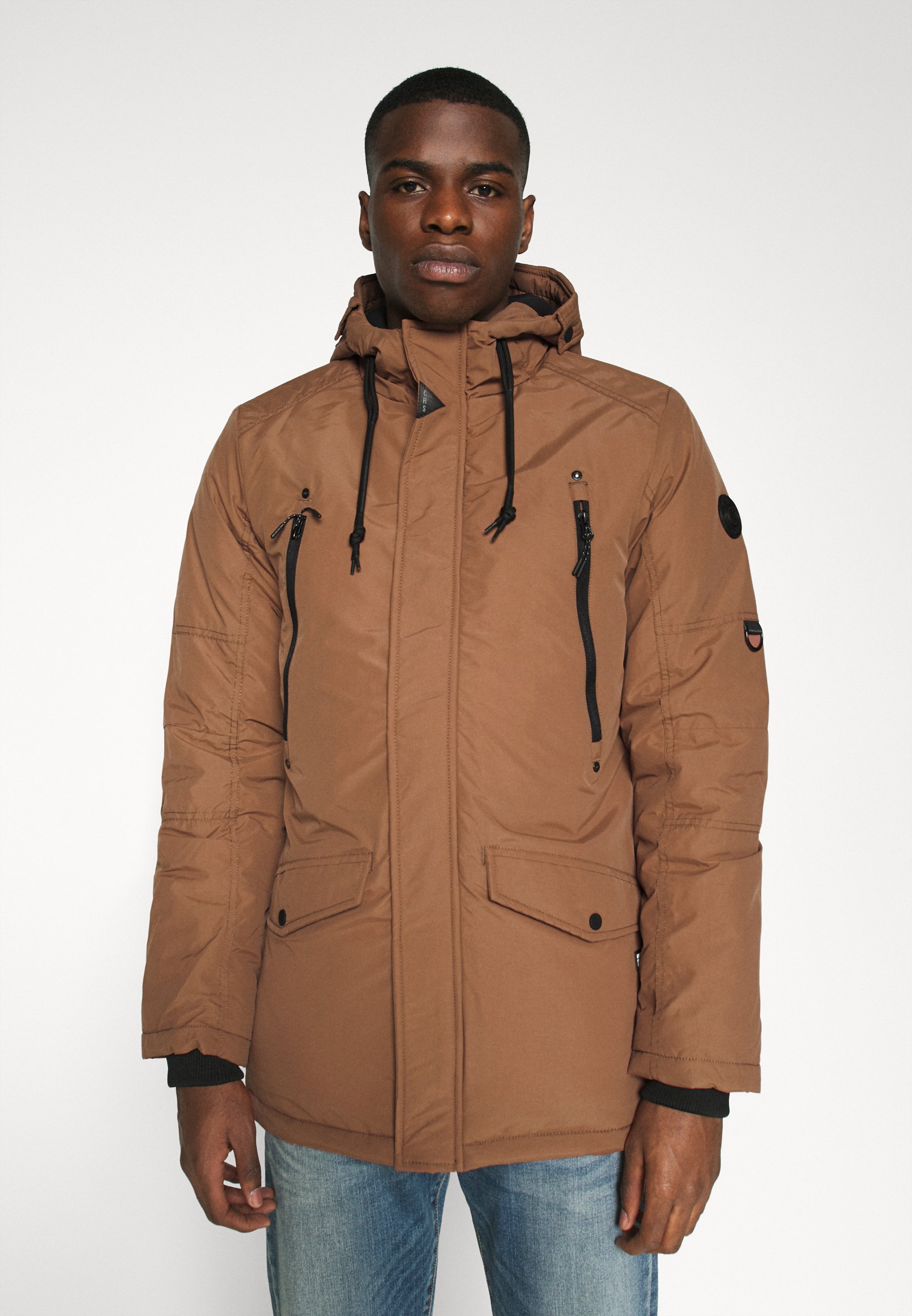 Cars Jeans AOSTA TASLON Winterjas brickdonkerroze Cars Jeans AOSTA TASLON Winterjas blackZwart Zalando.nl