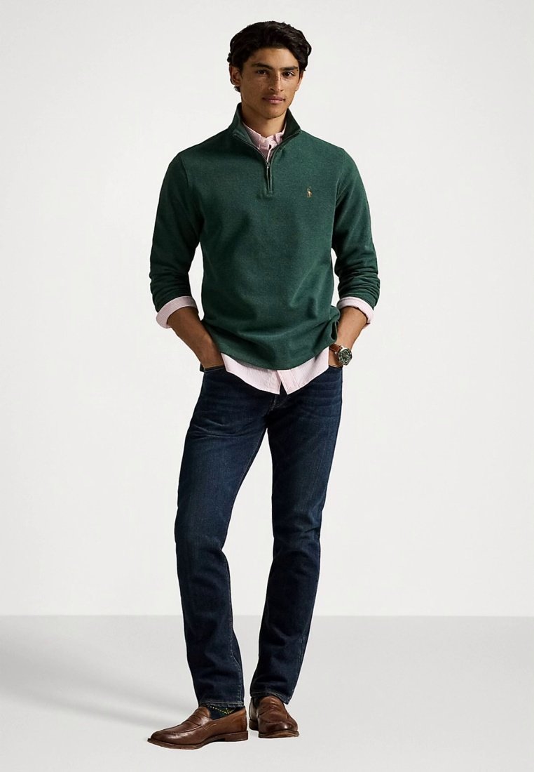 Polo Ralph Lauren ESTATE RIB QUARTER ZIP PULLOVER - Jumper
