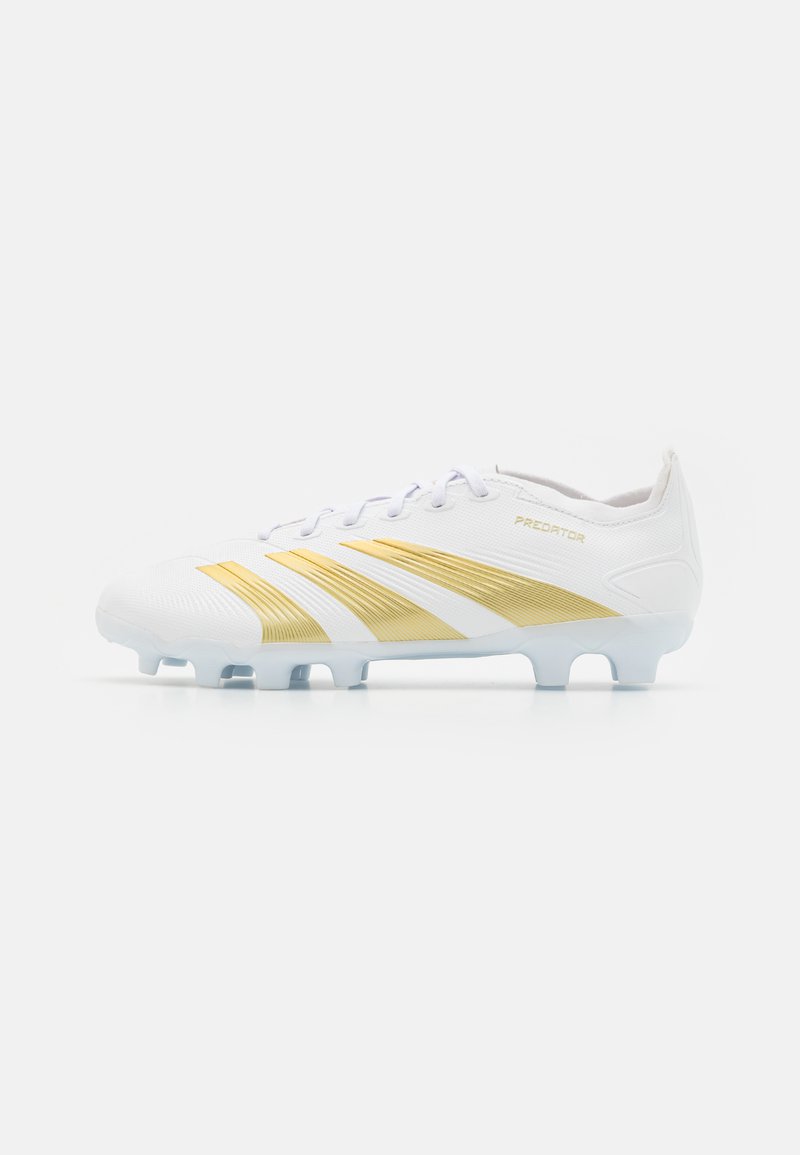 adidas Performance PREDATOR LEAGUE MULTI-GROUND - Kopačky na pevný povrch - footwear white/gold metallic